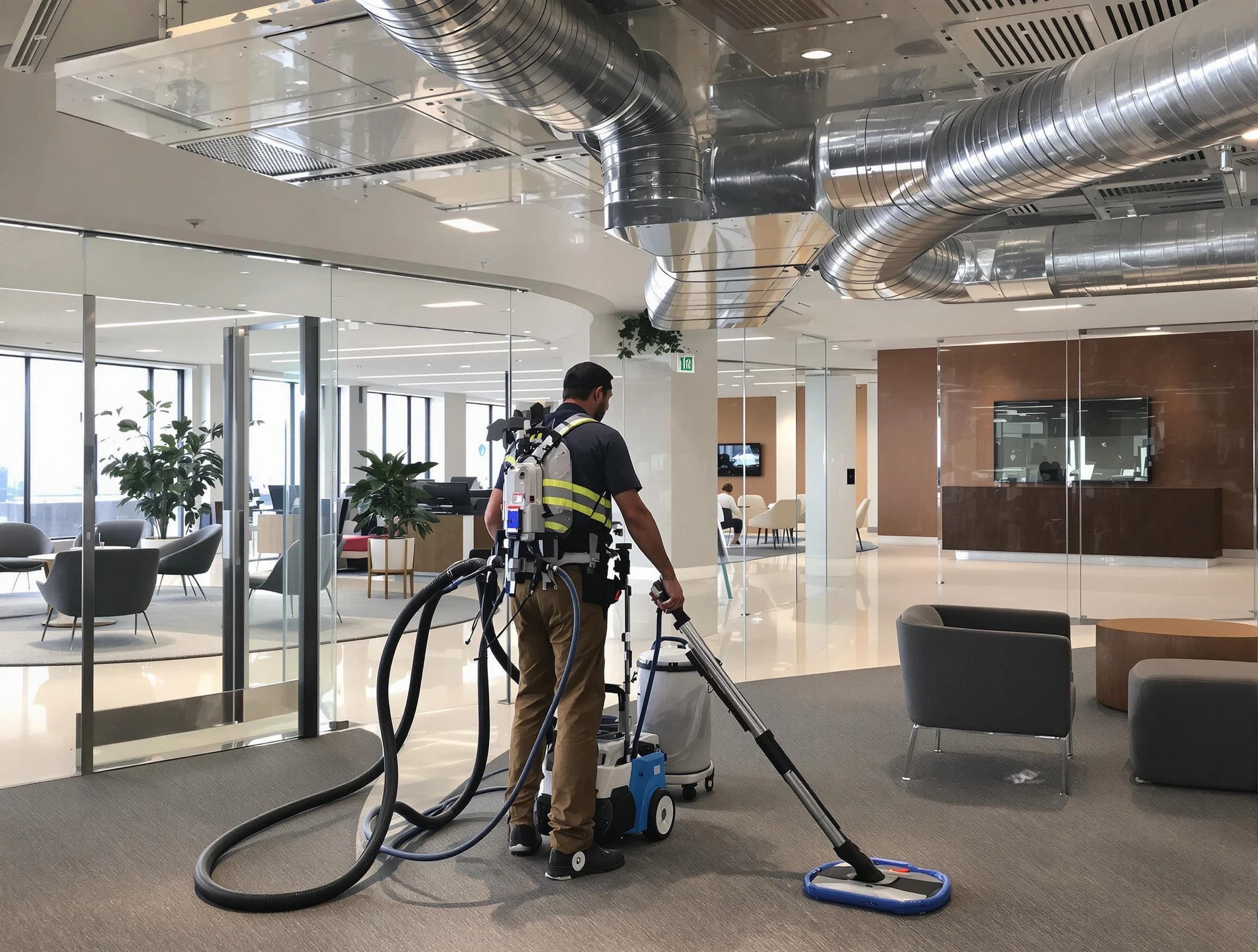 Commercial duct cleaning service by Summit Park Air Duct Cleaning in Summit Park