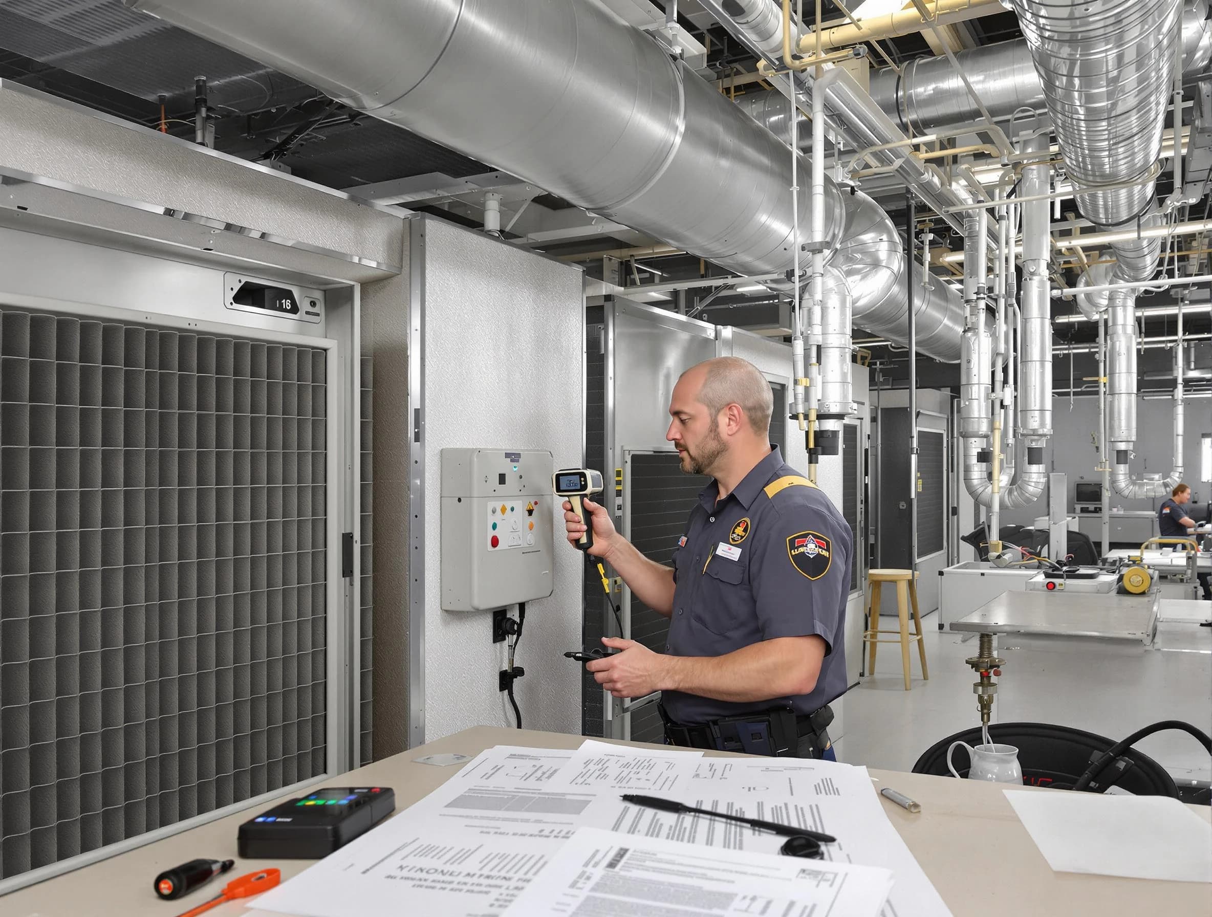 Professional filter system inspection by Summit Park Air Duct Cleaning in Summit Park