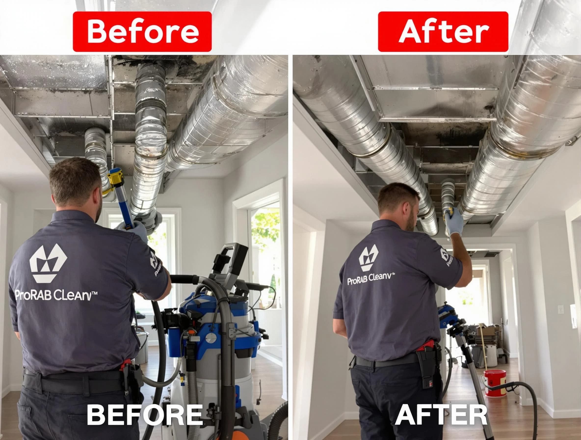 Summit Park Air Duct Cleaning expert performing thorough residential duct cleaning in a Summit Park home