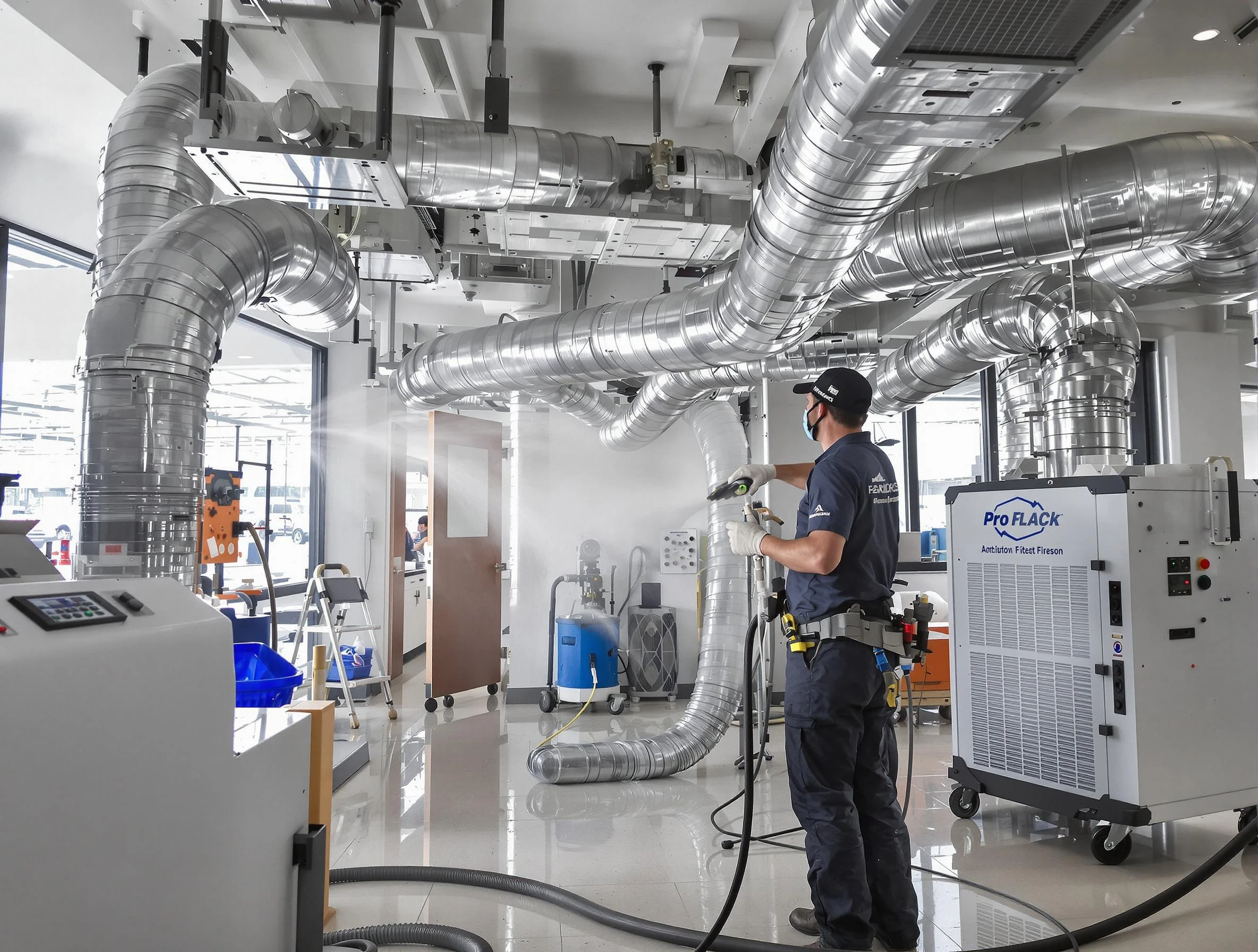 Negative Pressure Air Duct Cleaning in Summit Park